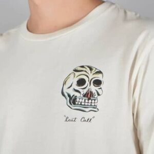 Brixton Last Call Skull T Shirt